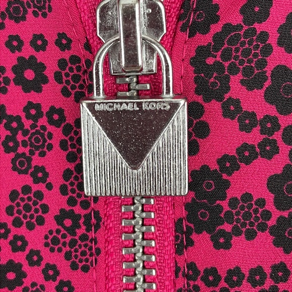 MICHAEL KORS ~ Floral Paisley-Print Zip-Up Top ~ Azalea ~ NWT! - Picture 3 of 13